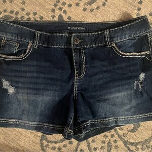 Maurices Indigo Jean Shorts